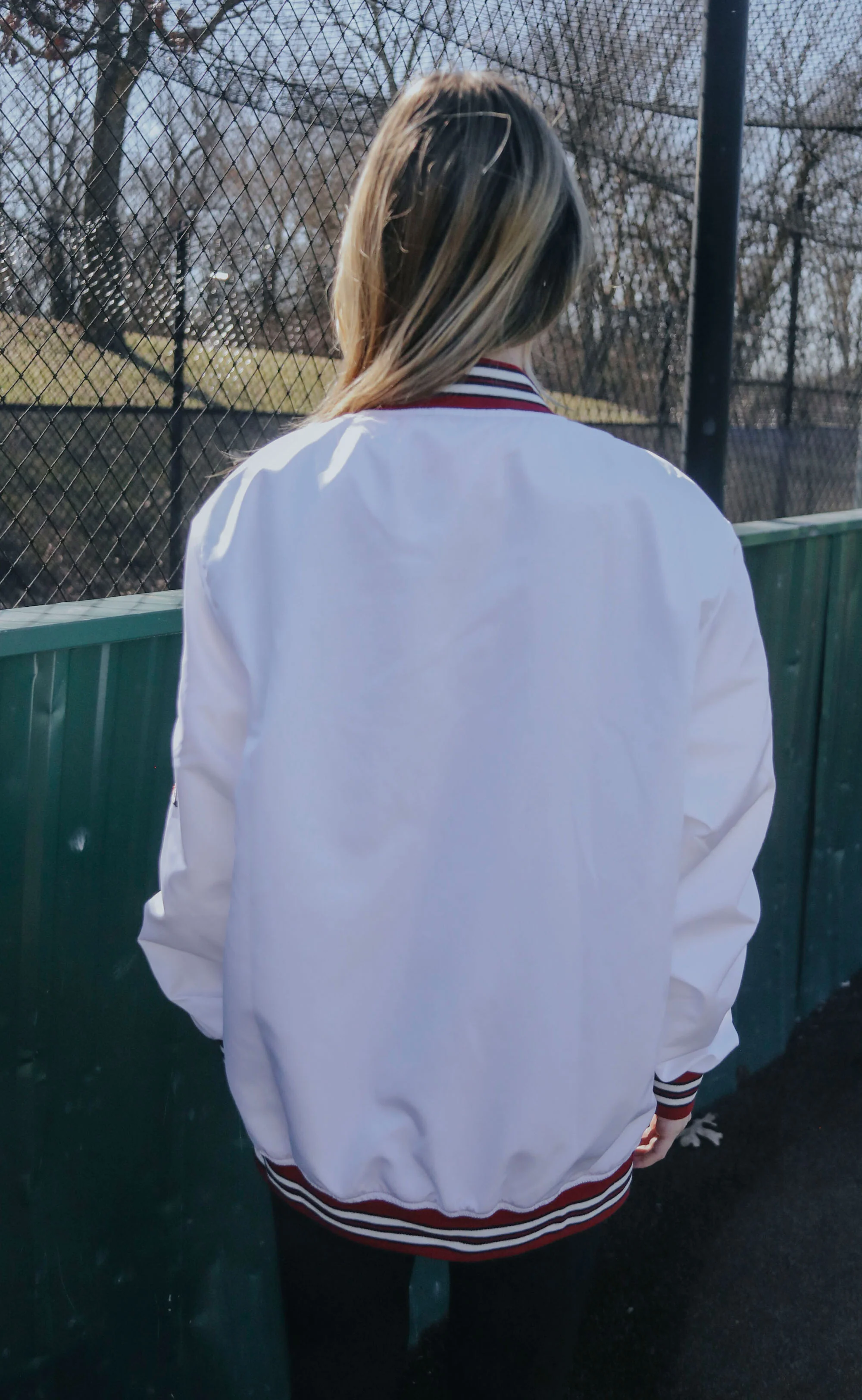 arkansas bomber jacket - white - Image 5