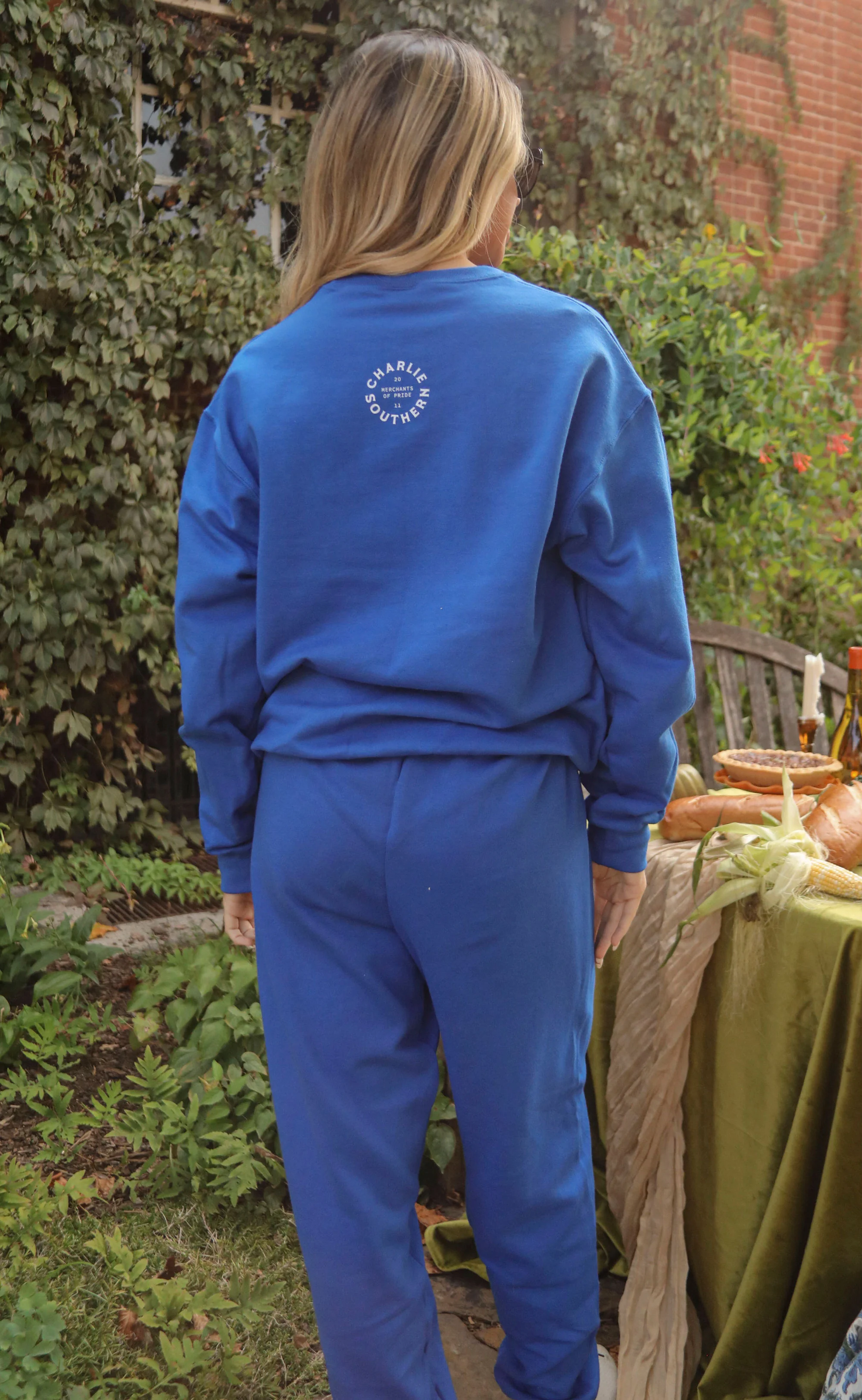 charlie southern: couch club sweatpants - royal - Image 3