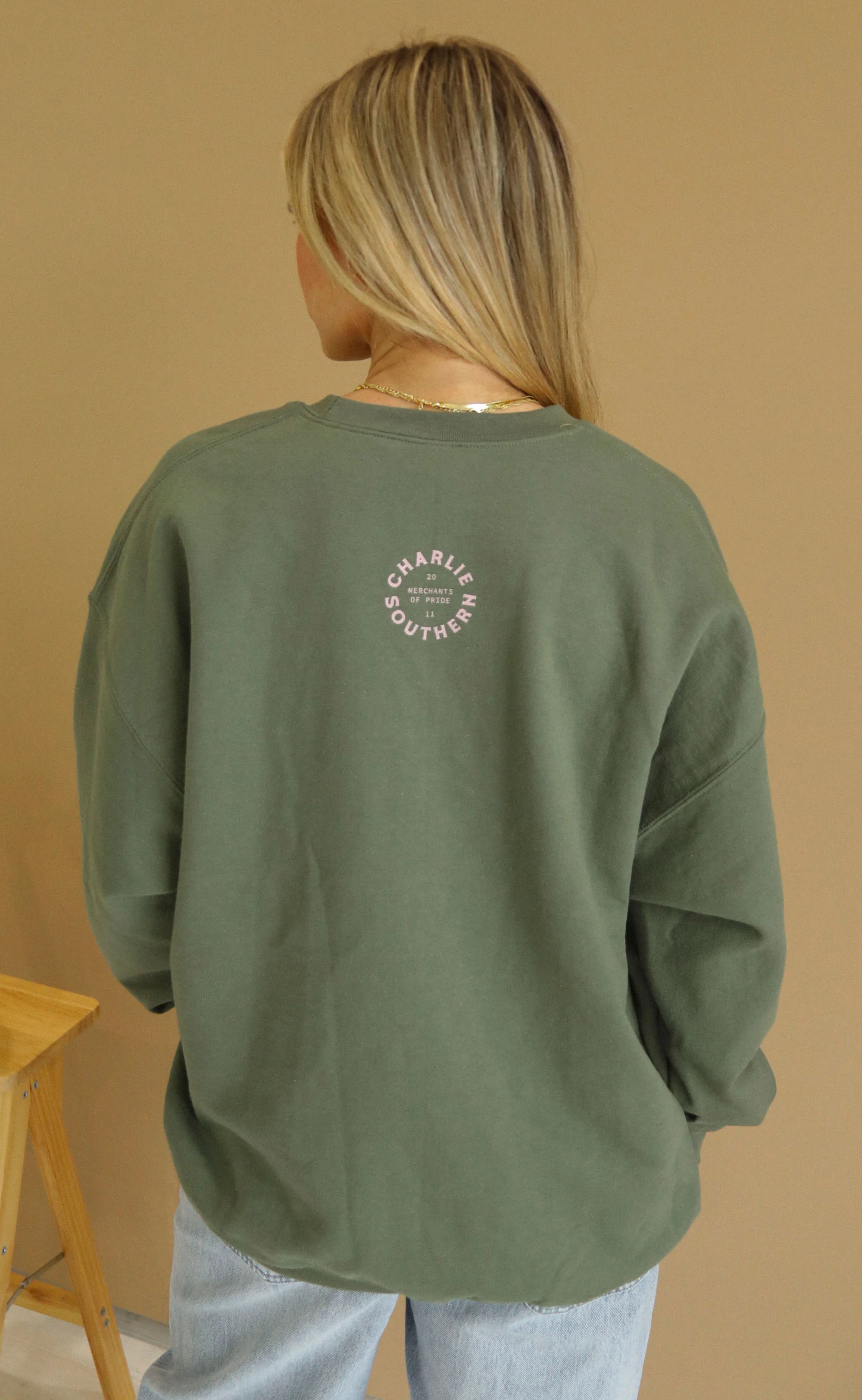 charlie southern: motherhood sweatshirt - green - Image 4
