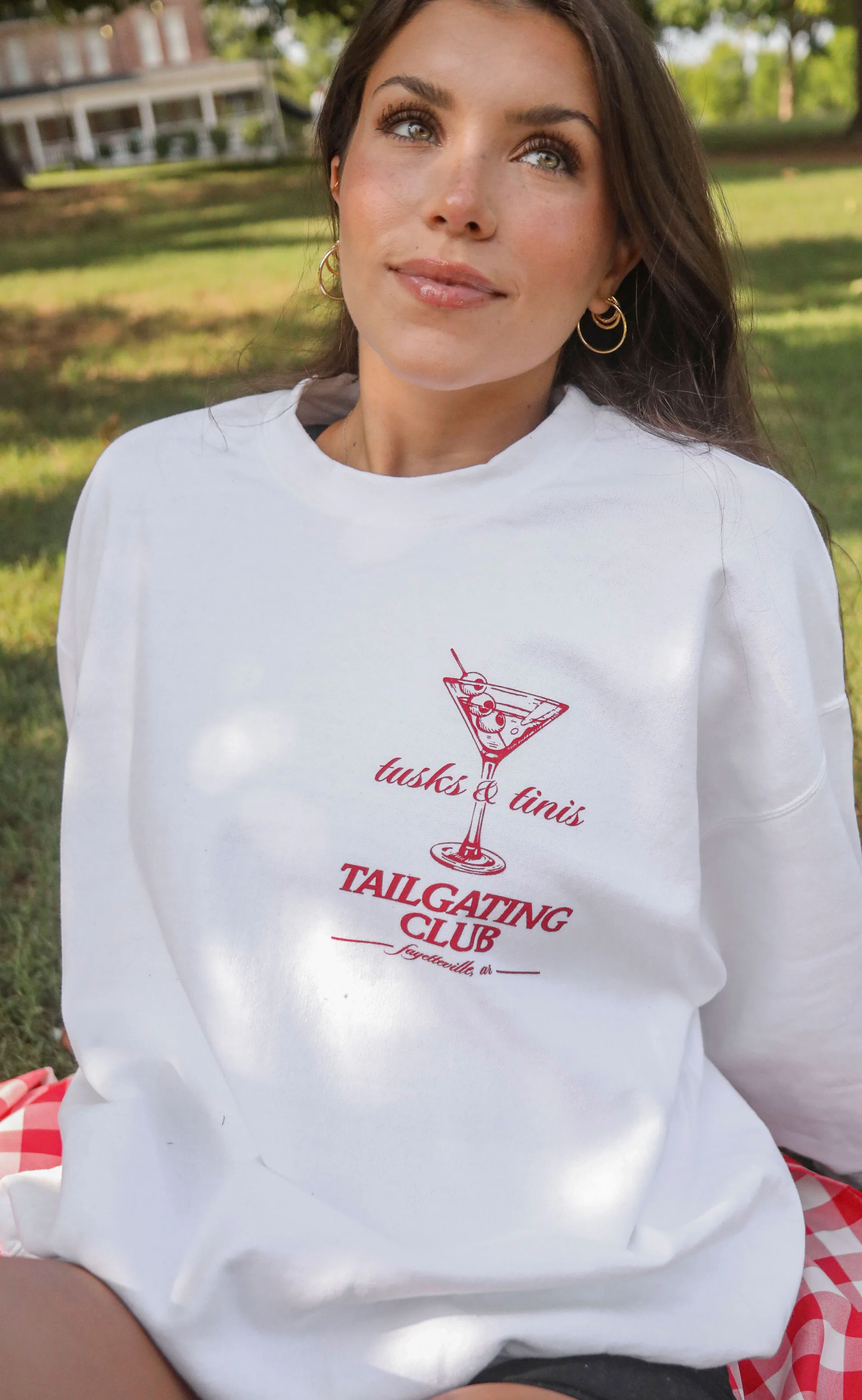 charlie southern: tusks and tinis sweatshirt - Image 4