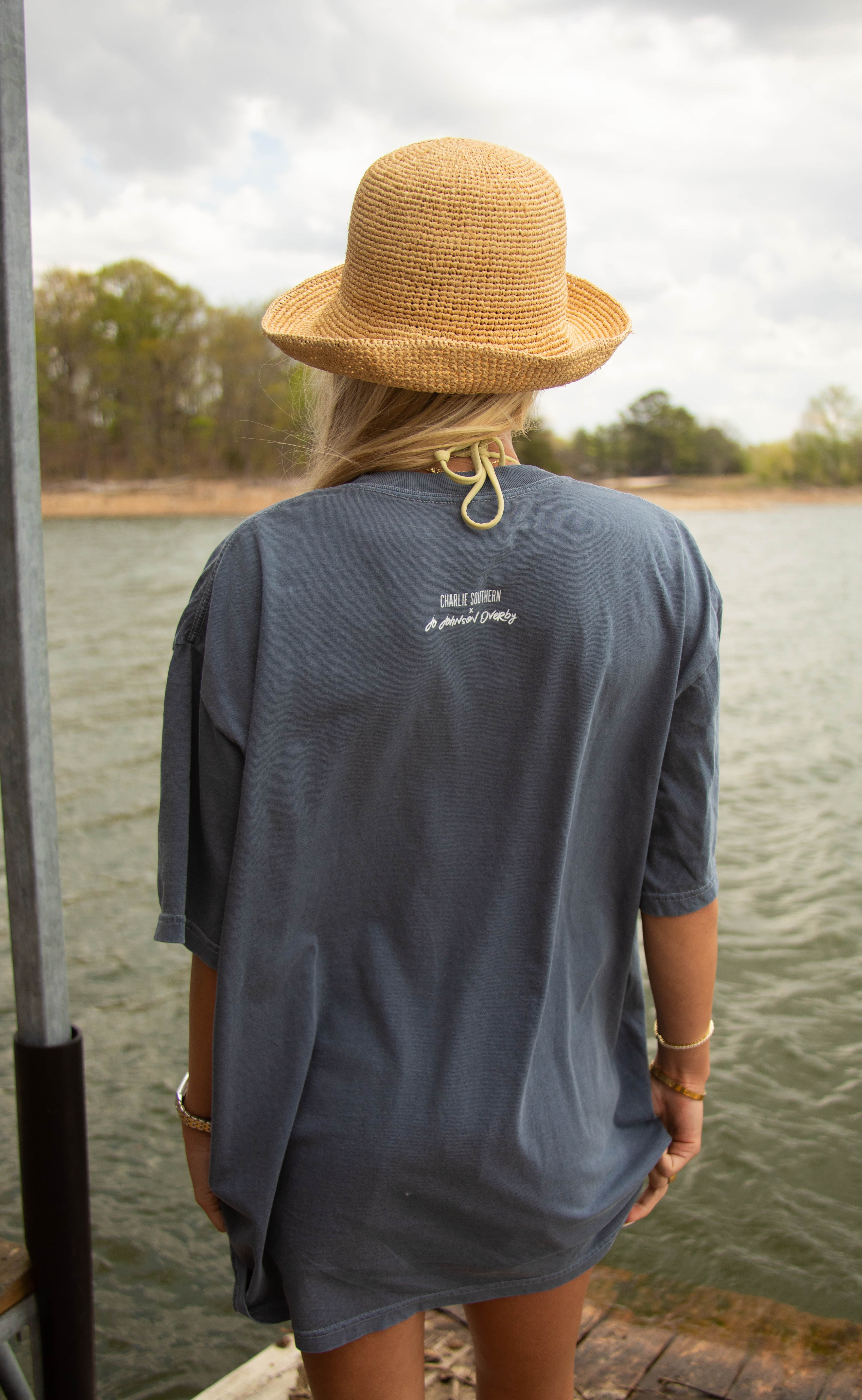 charlie southern x jo johnson overby: take me to the lake tee - blue - Image 5