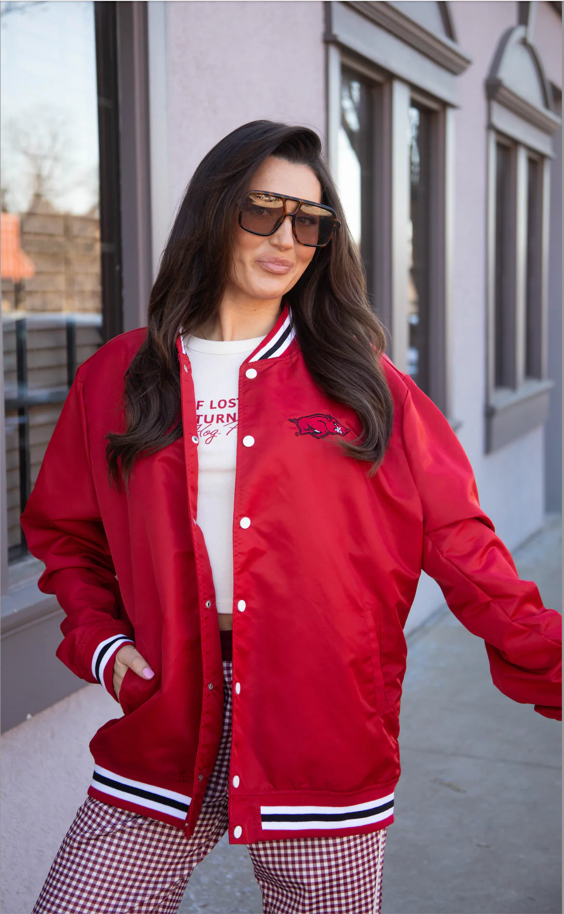 wooo pig sooie letterman jacket - Image 3